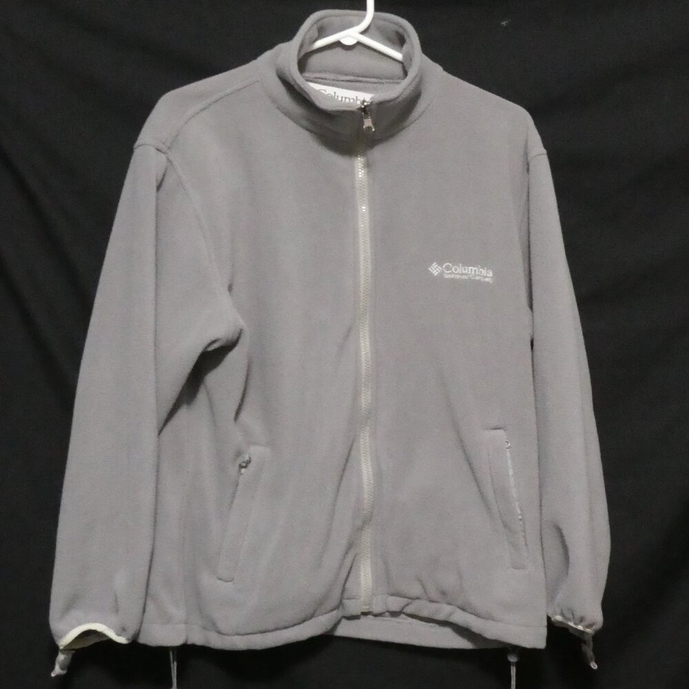 COLUMBIA SPORTSWEAR | woman's medium | Grey Fleece Zip-Up Jacket | Interchange